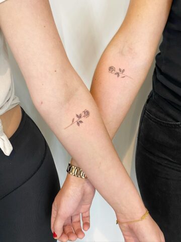 Matching Tattoos for Best Friends
