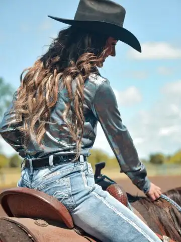Dressing like a cowboy